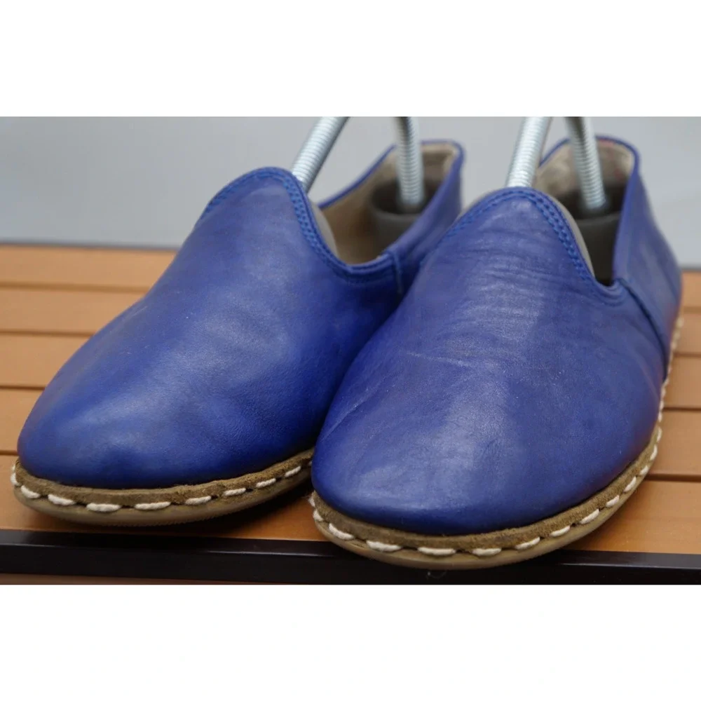Sabah Loafer Size 40/ 8.5 leather Slip On Shoes Turkey Handmade